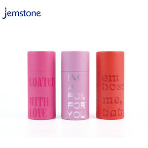 Tube cylindrique en papier écologique avec estampage à chaud argenté, impression UV et logo personnalisé pour emballage cosmétique - Product Image 2