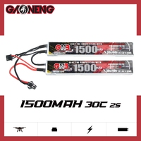 GNB GAONENG 1500MAH 2S 7.4V 30C 60C RC LiPo batterie AirSoft SM connecteur