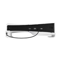 Support de maintien à plat en plastique durable à double pose pour PS5 Slim Console Disc/Digital Edition avec ports de commutation USB