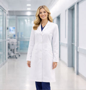 Uniformes de Hospital, Chaquetas Blancas de Doctora Personalizadas OEM ODM para Mujer - Product Image 5