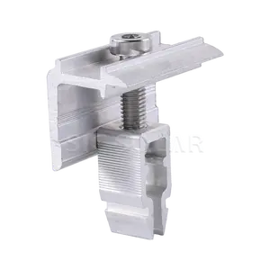 Aluminum Rail Solar <strong>Pv</strong> Rapid End Clamp <strong>Pv</strong> Panel Side Clamp Solar Support End Clamp - Product Image 2