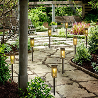 Meilleur prix IP65 solaire LED extérieur lampe à filament étanche Spike lumière pour jardin voie paysage allée pelouse porte sécurité