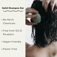 Savon solide shampoing naturel personnalisé sans SLS à l'orange douce et au pamplemousse