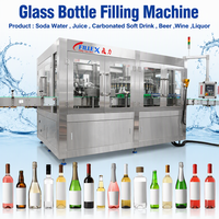 Ligne de remplissage de bouteilles de jus de pastèque 6000 BPH, machine de rinçage, remplissage et bouchage de liquides pour bouteilles PET et en verre