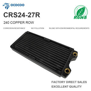OCOCOO CRS24-27R boîtier d'ordinateur de Type Air bricolage avec 240 ventilateurs d'échangeur de chaleur en cuivre système de <span class=keywords><strong>refroidissement</strong></span> par eau séparé dissipateur thermique CPU - Product Image 3