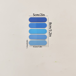 Blocchetti Memo Adesivi in PET Colori Fluorescenti Stile Morandi Combinazione di Note Adesive Guida per <span class=keywords><strong>Cancelleria</strong></span> <span class=keywords><strong>Ufficio</strong></span> Magnetica - Product Image 2