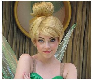 SARLA enfant Cosplay perruque longue Blonde chignon Chignon fille américaine poupée Costume en gros pas cher court cheveux synthétiques frange Cosplay - Product Image 4