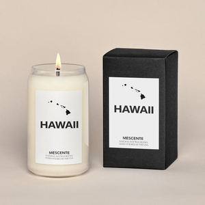 Bougie parfumée en cire de soja Mescents Hawaii dans un bocal en verre, artisanale, aromathérapie, décoration d'intérieur - Product Image 1