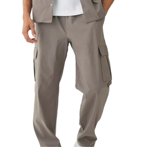 Athletic <b>Slim</b> Fit Gym Men Fitness <b>Jogger</b> Pants Cotton Tracksuits <b>Joggers</b> Cargo Pants Plain Dyed Straight Casual - Product Image 1