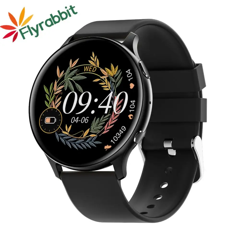 Flyrabbit 2024 Mode Dames Smart Watch Goedkoop Met Bluetooth Call Hartslag Bloeddruk Sport Horloge Vrouw Smartwatch Vrouwen