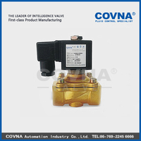 COVNA B2Bclearance Vente Connexion Rapide Mini 12V 24V Électrovanne 2 Voies 1/2 Pouces Électrovanne Gaz Eau pour Eau
