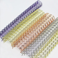 Bobine à spirale double boucle métallique, livraison gratuite, haute qualité