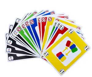 Bingo Game Set Paper Game Cards Mixed Color Papelão Branco Descartável para Bingo Game Set