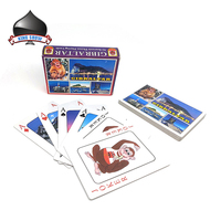 Cartes à jouer en papier personnalisées de qualité supérieure, sexy, en lin imprimé, avec logo et emballage sur mesure