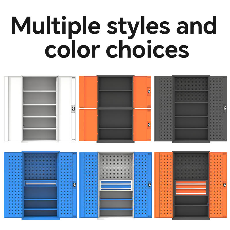 Multifunctional Metal Tool Storage Cabinets Two-Door Design for ...