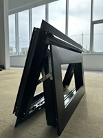 Toldo de ventana pequeña de aluminio con brida para instalación a prueba de huracanes NOA NFRC AS2047 Maimi Dade