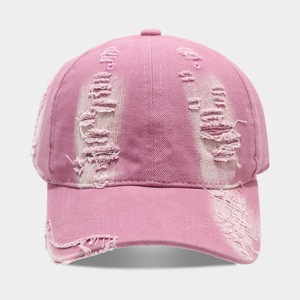 Casquette de baseball américaine <span class=keywords><strong>vintage</strong></span> délavée et vieillie - Visière minimaliste tendance pour femme, chapeau décontracté d'extérieur - Product Image 4