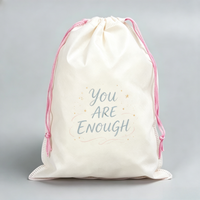 Sac à cordon non tissé jetable et réutilisable, recyclable, à double usage, avec motif de dessin animé, logo personnalisé pour l'emballage de souvenirs d'événements