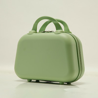 Nouvelle mode Mini mallette de rangement en plusieurs couleurs ABS + PC boîte portable étanche avec fermeture éclair pour boîte de maquillage de voyage pour la main
