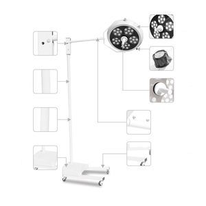 Lámpara LED Profesional para Exámenes Médicos en Hospitales Veterinarios, Luz Quirúrgica Móvil sin Sombras para Clínicas Veterinarias, sin Parpadeo - Product Image 6