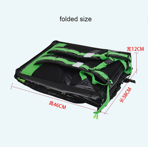 Sac à dos isotherme pliable 50L en PVC imperméable, personnalisable en usine, avec fermeture éclair, pour livraison de repas et boissons - Product Image 4