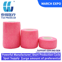 7.5CM*4.5M OEM Professional Sports Recovery <strong>Tape</strong> <strong>Best</strong> <strong>Selling</strong> Cohesive Non-Woven Self-Adhesive Breathable Elastic Bandage Print