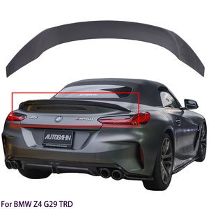 For Z4 G29 TRD Style Carbon Fiber <b>Rear</b> <b>Spoiler</b> Trunk Wing 2019-2025 - Product Image 1
