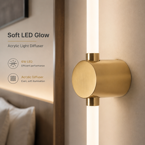 Modern Acrylic Led Wall Light 6W 55Cm Linear Metal Indoor Decorative For Bedroom Corridor Home Hotel 3000K 4500K 6000K - Product Image 3
