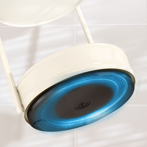 Portaspezie rotondi rotondi da <span class=keywords><strong>cucina</strong></span> a 2 livelli 360 rotante per piatto portatevola olio aceto scaffale per soggiorno - Product Image 3