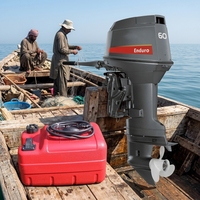 Mesin Tempel Bensin 60HP 2 Tak Performa Tinggi Kondisi Baru untuk Kapal Nelayan