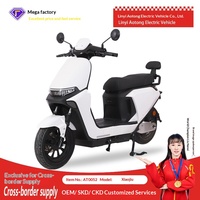 Vélo à pédales à deux roues, nouveau modèle Moto électrique légère non pliable, autonomie ultra-longue, 65 km/h, charge maximale 300 kg