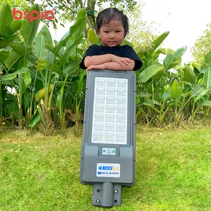 Bspro-Lámpara de panel para exteriores, luces solares de alumbrado público