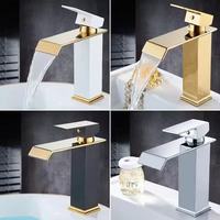 Robinet de lavabo de salle de bain transfrontalier, monocommande, eau chaude/froide, vente en gros fabricant