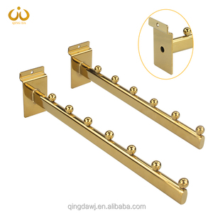 Vendita calda al dettaglio 7 palline da appendere in metallo a doghe griglie da parete accessori per mensola pannelli a parete ganci <span class=keywords><strong>appendiabiti</strong></span> - Product Image 1