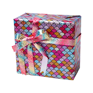 Factory Wholesale 80g Birthday Custom Luxury 70cm X 3m Metallic <b>Paper</b> Roll <b>Wrapping</b> <b>Paper</b> for Packaging - Product Image 1