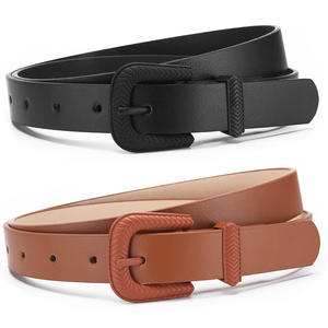 Cinturón de Cuero PU para Mujer, 105 cm, Hebilla de Aleación, Negro, Camel, Beige, Caqui, Casual, Primavera 2026, 3.0 cm, para Jeans y Trajes - Product Image 1