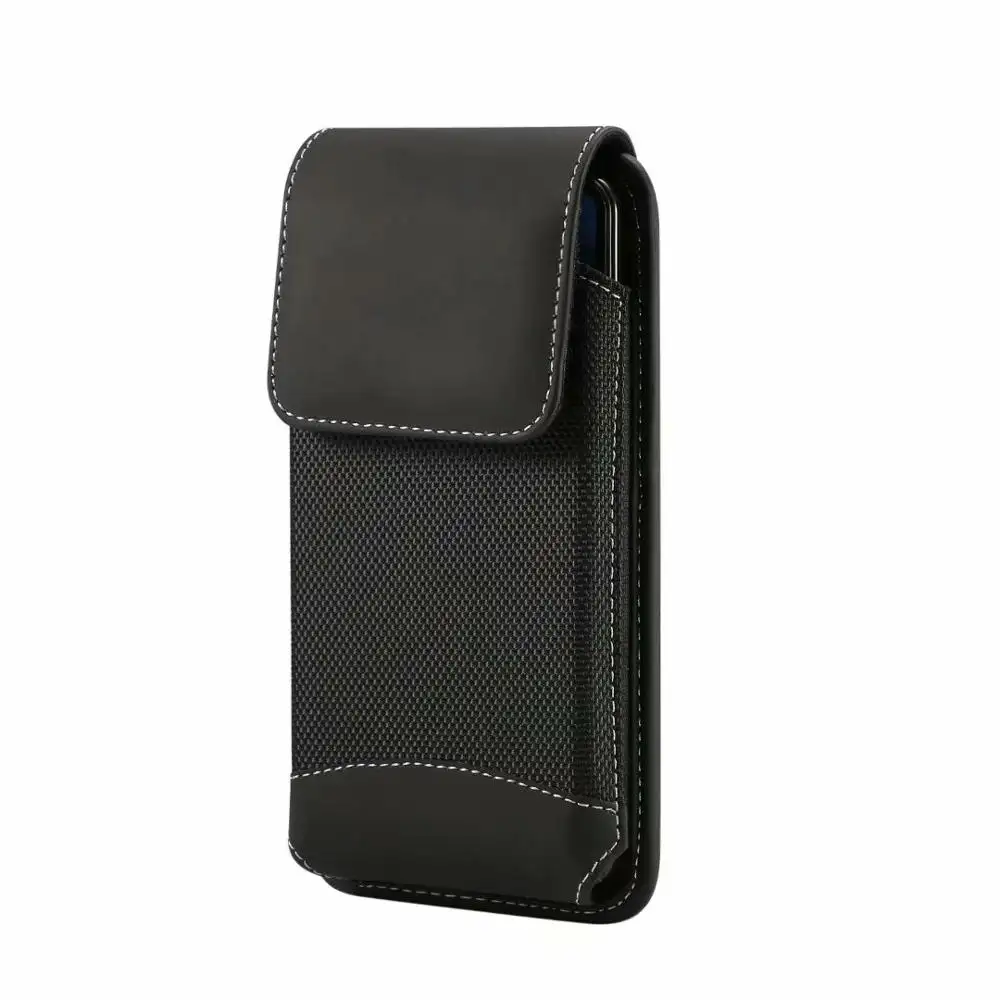 Waist Holster Case Cover Nylon Bag Carabiner Hook Belt Clip Pouch universal for Mobile Phone