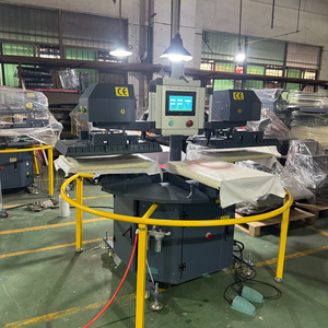 Máquina de Prensa de Calor Rotativa Neumática de 4 <span class=keywords><strong>Estaciones</strong></span> y Dos Cabezales de Calentamiento, Nuevo Estilo, Precio de Fábrica, para Camisetas, Ropa Deportiva y Telas - Product Image 5