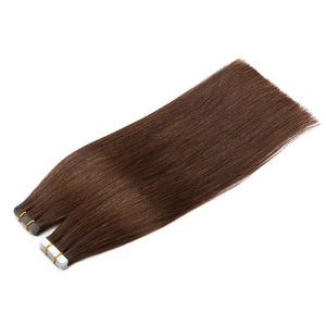 # Extensiones de Cabello Liso 1B con Cinta Adhesiva, Color Negro Natural, Trama Invisible, Extensiones de Cabello Humano con Cinta Adhesiva para Calidad de Salón, 50g/paquetes - Product Image 3