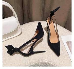 Chaussures de mariage sexy pour femmes à talon aiguille, bout pointu et fermé, confortables et idéales pour l'été - Product Image 3