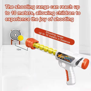 Pistola giocattolo ad aria con pallina a sfera in schiuma morbida con pistola a sfera morbida ad aria compressa con palloni in schiuma giocattolo per bambini - Product Image 4