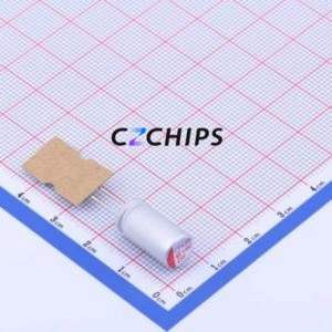 Condensador Sólido 250ARCP681M08A6PFBT, Componente de Montaje en Orificio (THT), D8xL16mm 680uF 20% 25V - Product Image 1