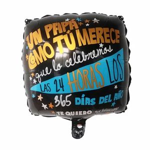18 pollici spagnolo felice <span class=keywords><strong>festa</strong></span> del papà elio Globos Feliz Dia Super Papa Foil Ballon padre madre decorazione <span class=keywords><strong>della</strong></span> <span class=keywords><strong>festa</strong></span> - Product Image 3