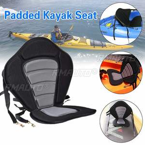 Asiento de Kayak Acolchado con Respaldo Ajustable para Canoa, Pesca, Bote, Soporte Antideslizante, Cojín Suave, Respaldo Inflable para Bote - Product Image 1