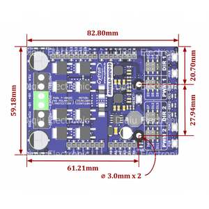 SHIELD-MDD10 Cytron 10Amp 7V-30V DC motore Driver Shield per <span class=keywords><strong>Arduino</strong></span> <span class=keywords><strong>2</strong></span> canali prodotto componente elettronico - Product Image 5