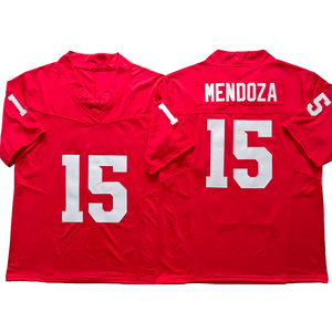 Maillot de football pour homme 2026 de haute qualité, cousu, 15 Fernando Mendoza, tailles S-3XL - Product Image 4