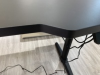 Pieds ergonomiques modernes en 2 étapes Bureau assis-debout pneumatique Hauteur réglable pour ordinateur portable Assemblage facile pour bureau à domicile
