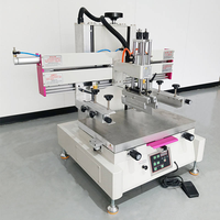 Máquina de Serigrafía Plana Meichao Mini Tipo 4060, Nueva Impresora de Etiquetas Semiautomática de Alta Velocidad, 300x500mm, 1200pcs/h