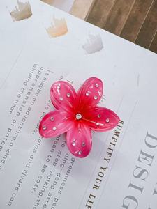 Cross-Border Plumeria Bauhinia Épingle À <span class=keywords><strong>Cheveux</strong></span> Griffe Clips Nouveau Style Simulé Diamant Bonbons Fleur <span class=keywords><strong>Cheveux</strong></span> Accessoires <span class=keywords><strong>Strass</strong></span> Retour - Product Image 6