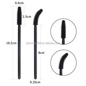 Damman Silicone <span class=keywords><strong>Mascara</strong></span> Brush 50 unids/bolsa Desechables <span class=keywords><strong>Mascara</strong></span> Wands Soft Head Professional Eyelash Brush - Product Image 6